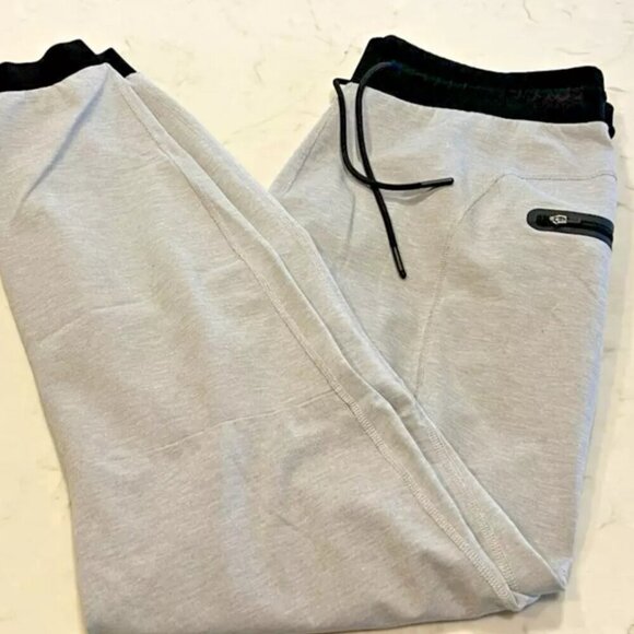 BYLT Premium Joggers Mens XL Gray Sweatpants Zip Pockets Gym Activewear (READ) - Picture 1 of 10